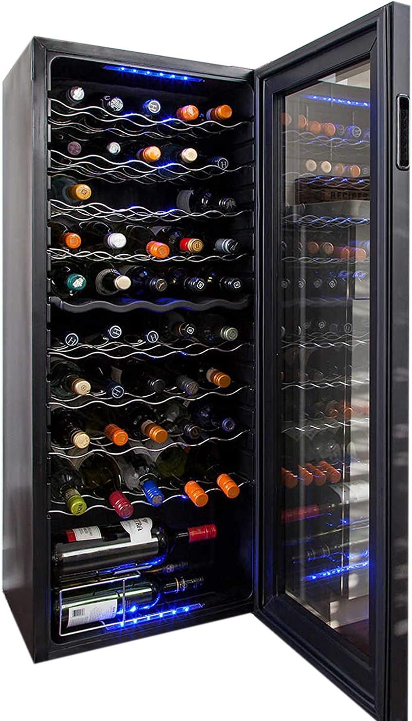 koolatron elite series 50 bottle dual zone wine cellar