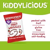 Kiddylicious Strawberry Wriggles 7 Packs of 4 Kids Snack 12+ Months view 3