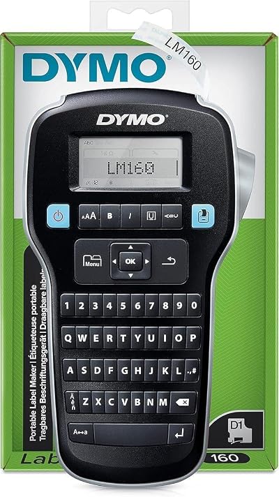 Dymo LabelManager 160 Label Maker Handheld Printer with QWERTY Keyboard