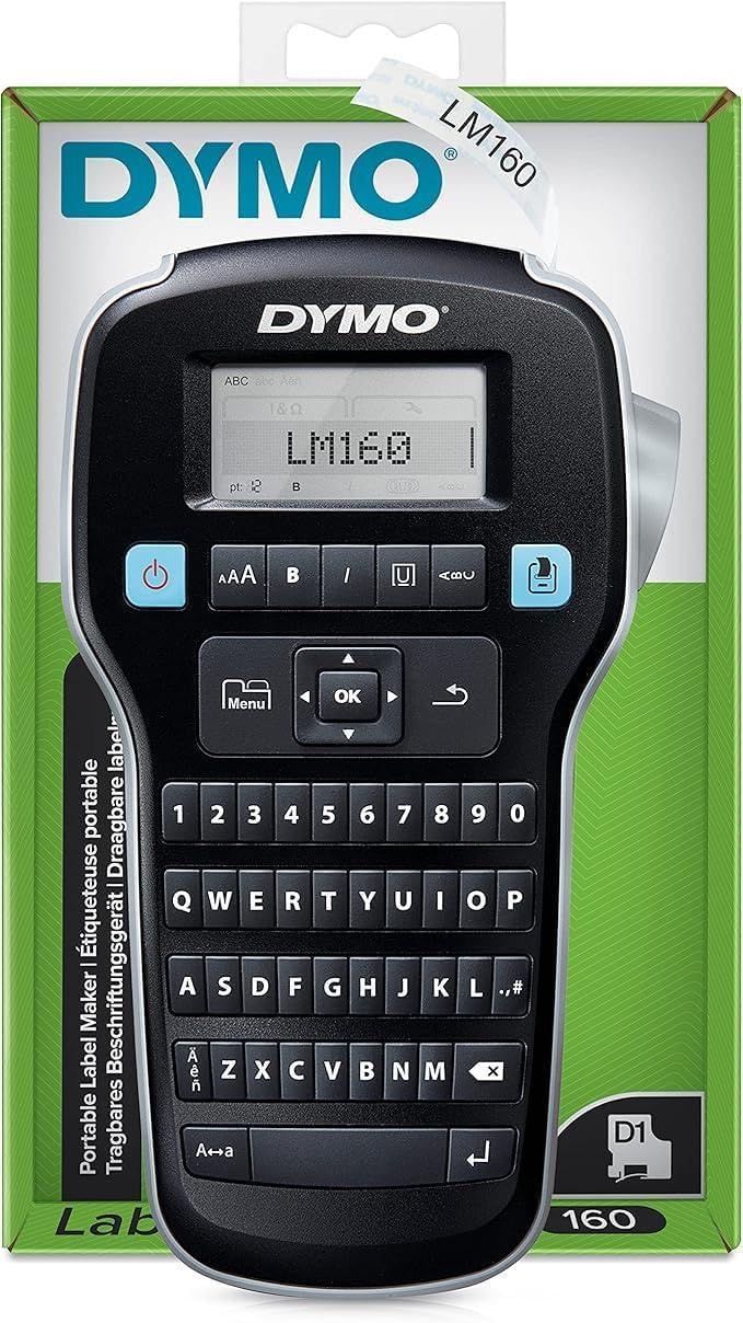 Dymo LabelManager 160 Label Maker Handheld Printer with QWERTY Keyboard