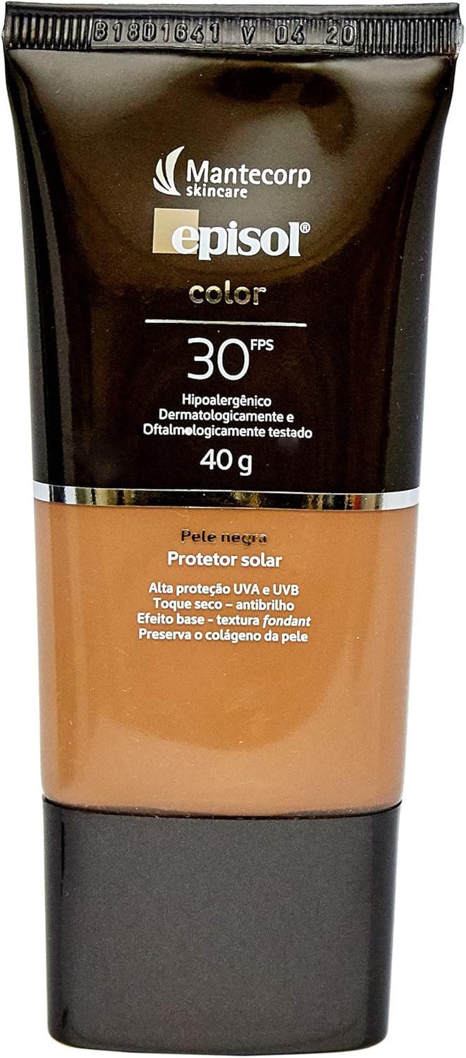 Protetor solar pele negra FPS 30, da Episol