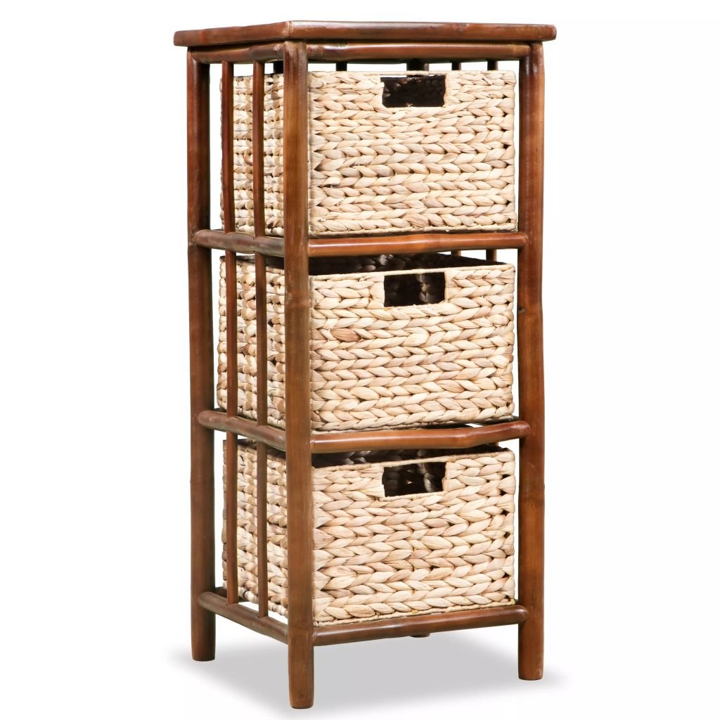Xinglieu Storage Cabinet Bamboo And Water Hyacinth Chest Of