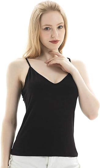 V neck tank top spaghetti strap Outlet