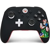 PowerA Enhanced Wireless Controller for Nintendo Switch/Switch 2 / Switch Lite/OLED Model - Mario Mayhem - Gamepad, game controller, Officially Licensed (Amazon Exclusive)