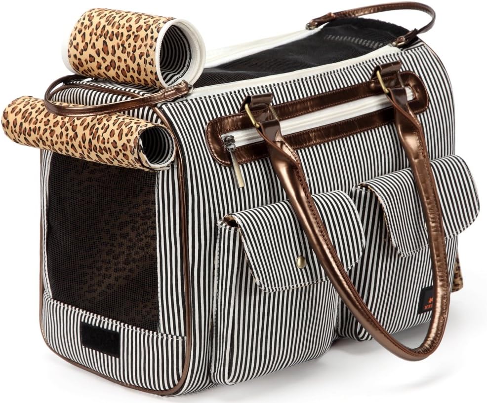 Kenox Fashion Dog Cat Pet Carrier Bags Travel Mesh Tote Handbag : Pet Supplies