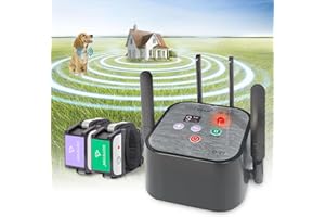 Wireless Dog Fence Pet Intelligent Electric 2026 Newest Containment System, Dog Out of Range Reminder, AI Smart Alarm Low Bat