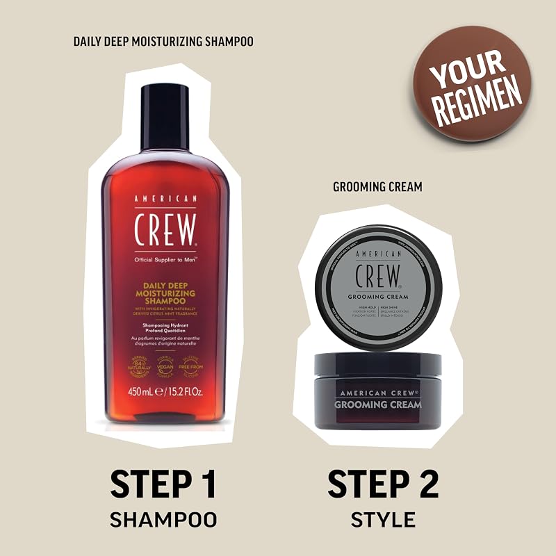 – Grooming Cream, 85 g, Stylingcreme für Männer, Haarprodukt mit sehr starkem Halt, Stylingprodukt für optimale Formbarkeit, Glätte & sehr viel Glanz