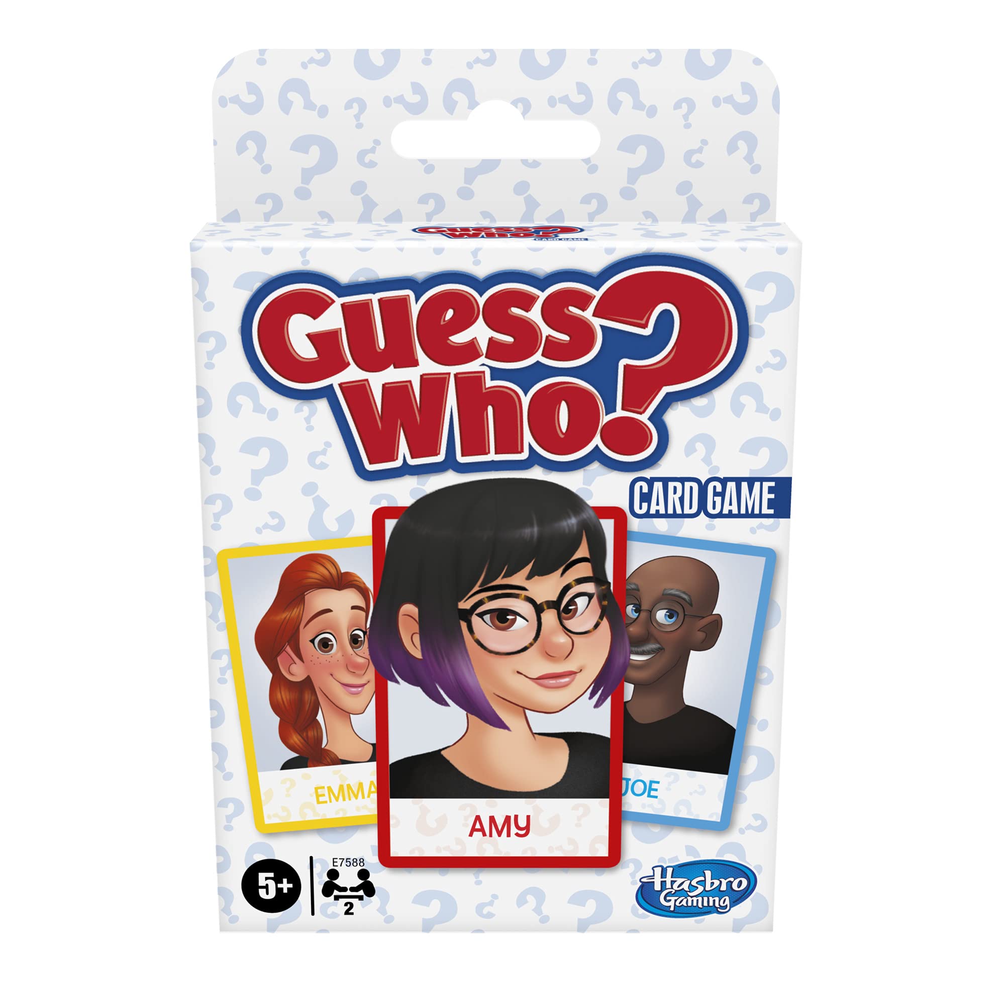 Hasbro Gaming E7588FS4 Classic Card Game Guess WHO, Multi-Colour
