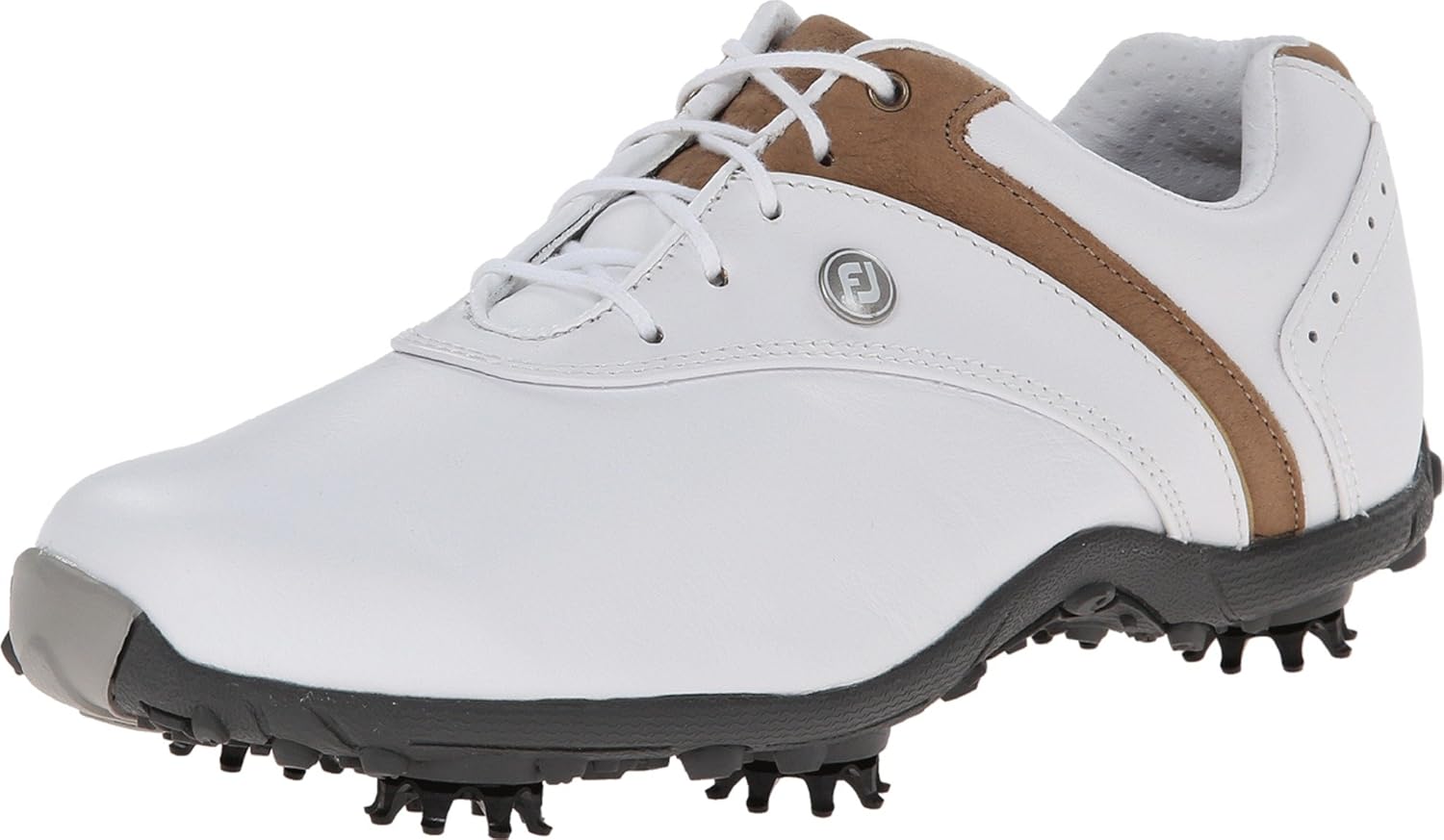 Footjoy Femme LoPro Collection Chaussures de golf, femme, White/Taupe Amazon.fr Sports et Loisirs