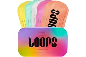 LOOPS VARIETY LOOP KIT - Hydrogel Korean Face Mask for Every Skin- Five Collagen Face Masks fo, Detoxifying, Repairing, & Rejuvenating - Gifts for Women, Stocking Stuffer - 5 Pc