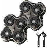 2 Pack Pro 4 Shaver Replacement Heads Compatible with Skull Pitbull Series | Black Foil Shaver Pro 4 Replacement Blades for Gold PRO/Silver PRO/Platinum PRO/Butterfly Kiss PRO Head Shavers