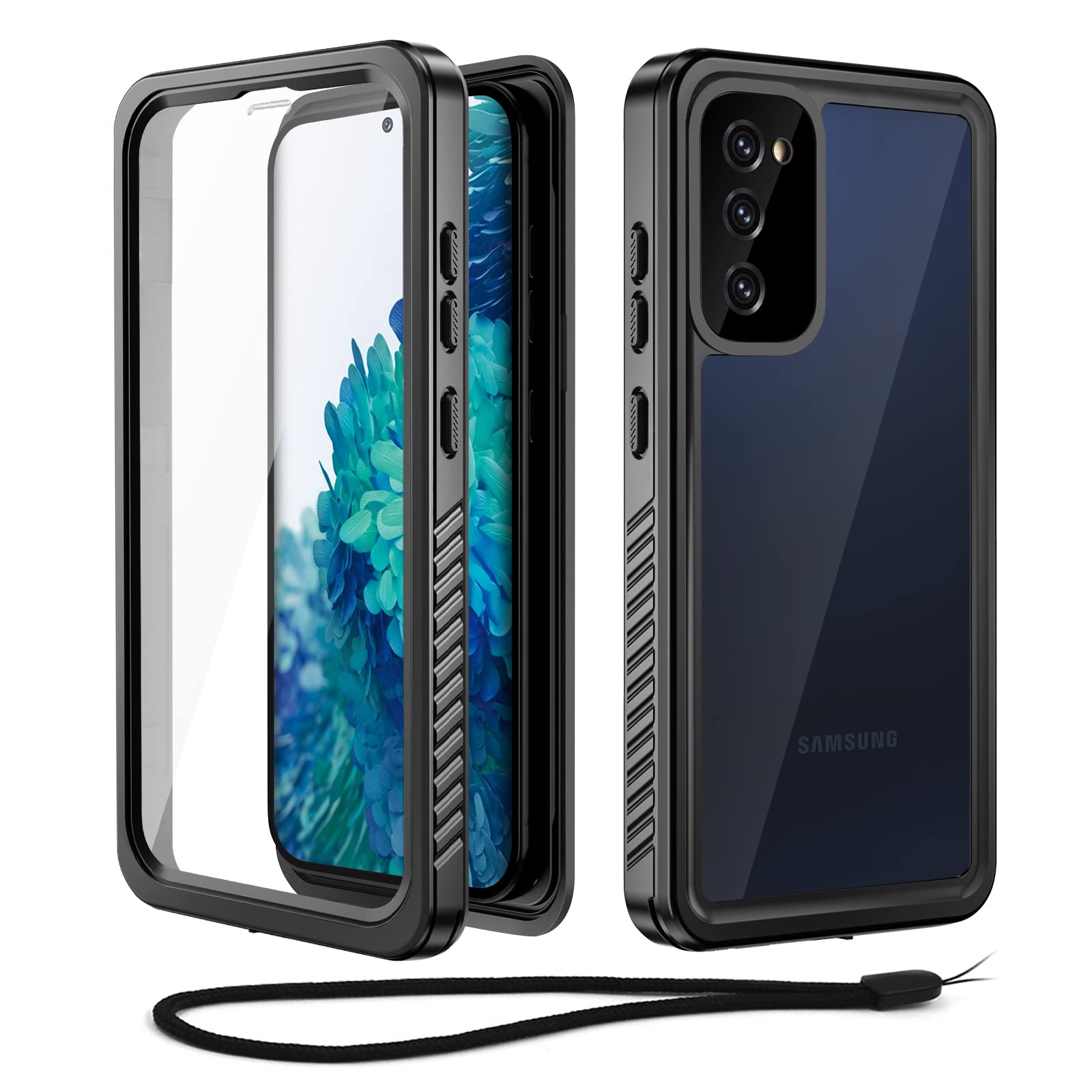 Beeasy for Samsung Galaxy S20 FE 5G Case Waterproof IP68 Shockproof Dustproof 360 Full Body Protective Cover Built in Screen Protector, Tough Hard Armour Heavy Duty Front Back Case for Galaxy S20 FE — image 1