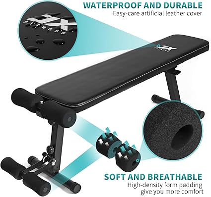 JX FITNESS Banco de Musculación Ajustable Multifuncional de Casa ...