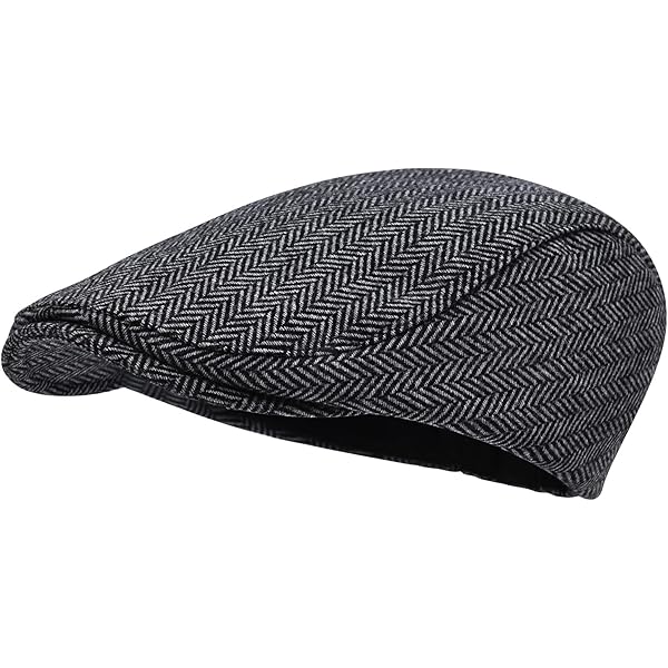 HIGHER×HARRIS TWEED HERRINGBONE BERET Wool Beret Tam - Harris Tweed - Beige Herringbone – Highland