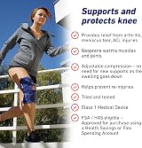 Neo G Open Patella Knee Support Brace for Arthritis ACL Meniscus Pain view 3