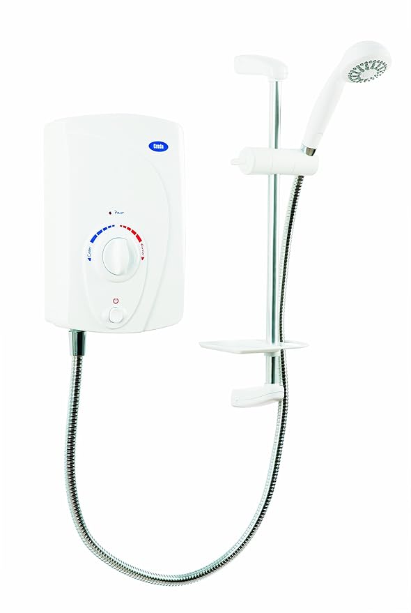 Creda 9.5kW Aquablue Electric Shower White (Old Version) Amazon.co