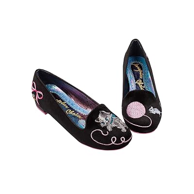Irregular Choice The Cats Meow Black Flats