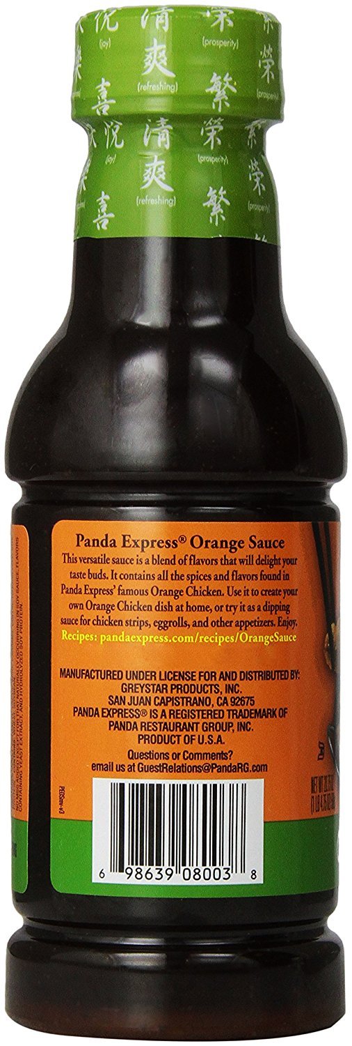 Panda Express Orange Sauce 205oz Pack Of 2 Panda Express Orange Sauce 205oz Pack Of 2