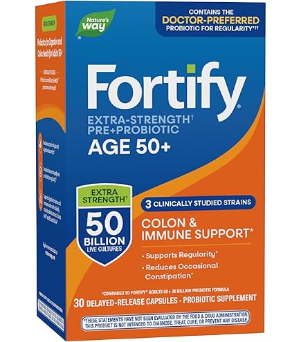 Amazon.com: Nature's Way Fortify Daily Pre+Probiotic Adult 30