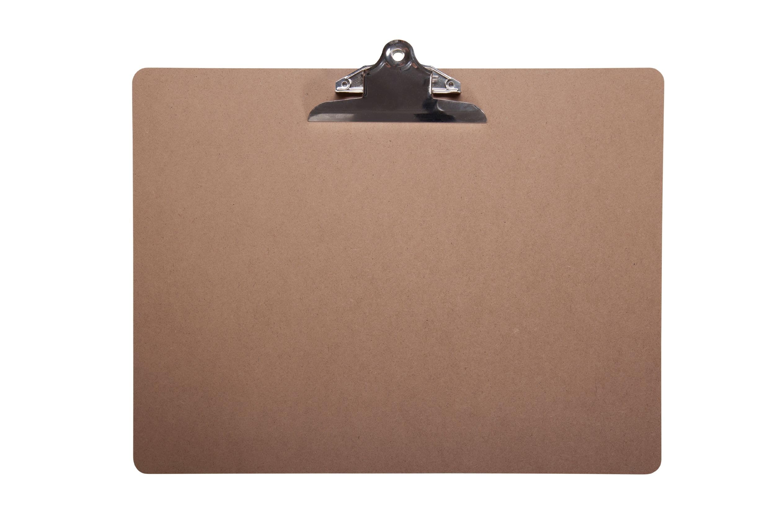 Clipboard Maulclassic, Clipboard, Din A3 Landscape, Hard Fibre Wood, Recyclable, Retro-Clamp, 25 mm Clamping Width