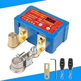 TAINECTC Remote Battery Disconnect Switch 12V 140A with LED Voltage Display | Battery Kill Switch for Car Anti-Theft &amp; Anti-Drain Protection, Compact Design Fits Batteries Up To 100AH