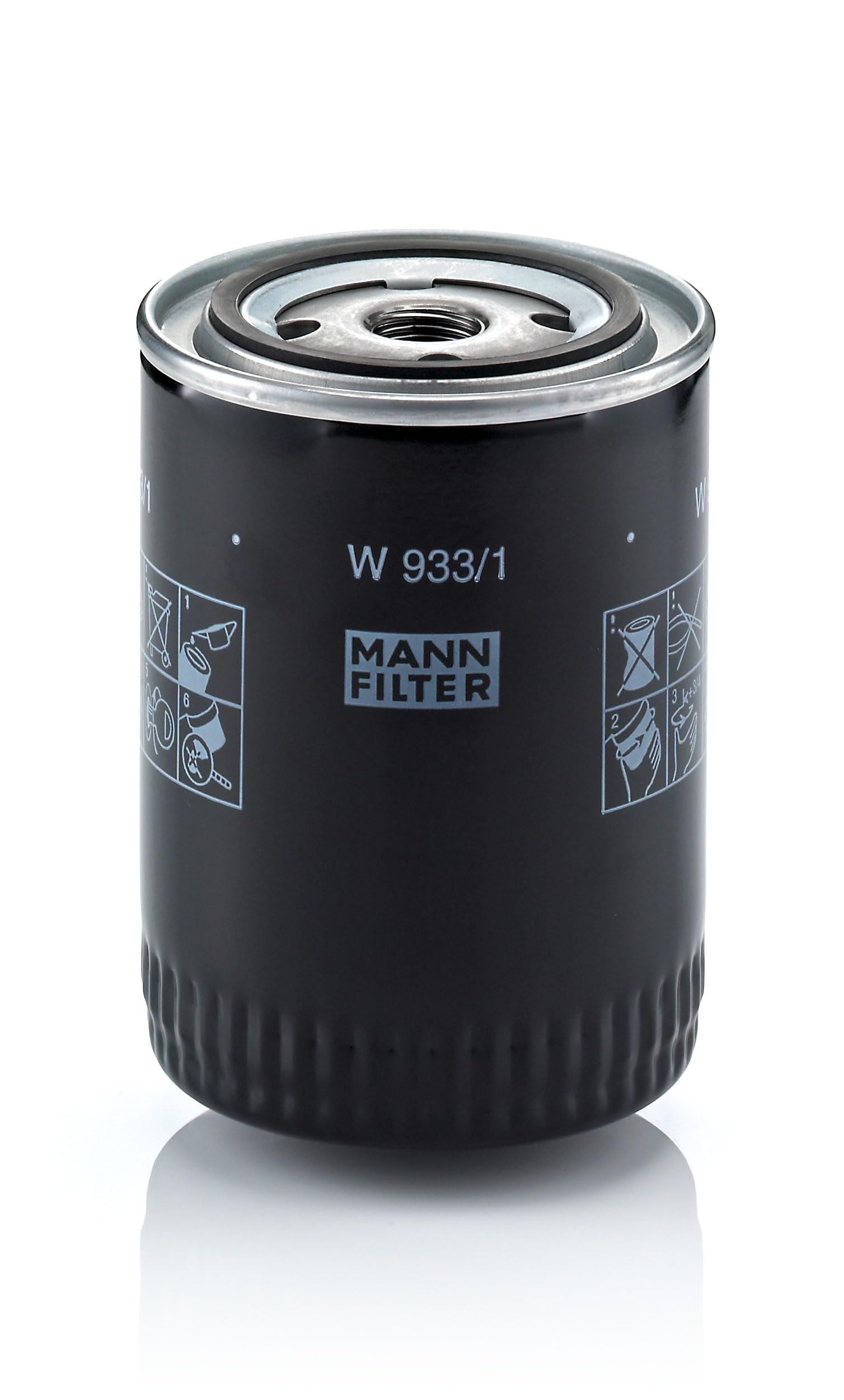 MANN-FILTER W 933/1 Oil Filter - for Cars + Transporters