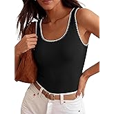 BTFBM Womens Square Neck Tank Tops 2026 Sleeveless Ribbed Knit Shirts Summer Casual Sweater Vest Cute Going Out Top