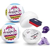 Mini Brands Sneakers Capsule 2 Pack by ZURU Real Miniature Sneaker Brands Collectible Toy, 2 Capsules of 5 Mystery Miniature 