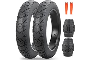 MEGHNA Fat Bike Tire 20/26 x 4.0 inch Fat Tire 20/26 inch Heavy Duty Grooves Foldable Replacement All Terrain Tire for Snow Bike E-Bike