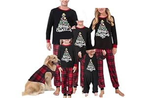 Christmas Pajamas for Family Matching Sets 2025 Holiday Xmas Pjs Christmas Jammies Cute Pyjamas Sleepwear Loungewear