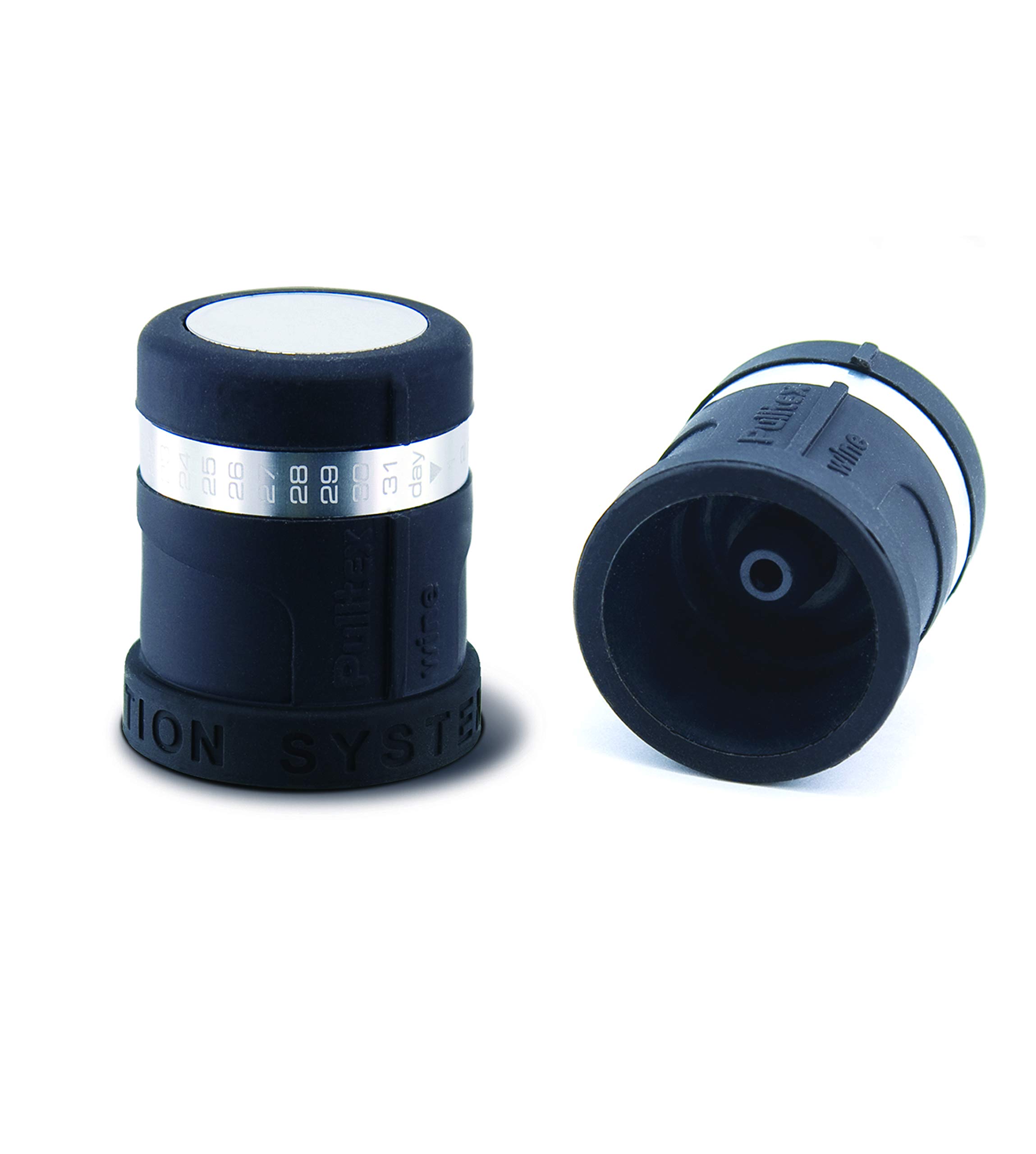 Pulltex Silicone Black Wine Stopper - Long-lasting Oxidation Prevention, Recommended by Top Sommeliers, Eco-friendly Packaging, 1000 Bottles or 5 Years