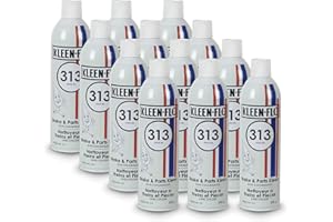Kleen-Flo 313 Non-Chlorinated Brake Cleaner Spray | Professional Strength Fast-Drying Parts Kleen for Rotors, Drums, Discs, a