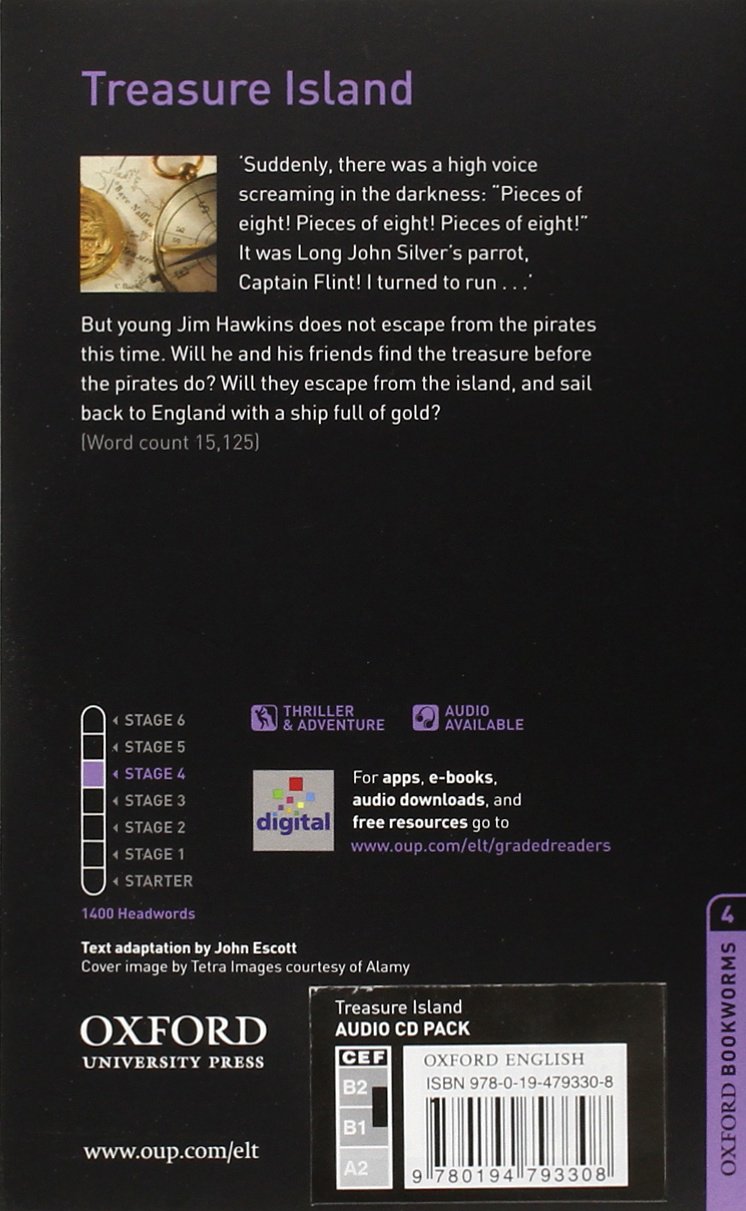 Buy Oxford Bookworms Library: Level 4: Treasure Island audio CD pack (Oxford Bookworms ELT) Book Online at Low Prices in India | Oxford Bookworms Library: Level 4: Treasure Island audio CD pack (