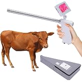 Visual Insemination Gun for Cows, Camels &amp; Horses - 15MP LED Camera, 3.5" Rotating Display, Heated Probe, 70cm Insemination Needle, for Cows, Camels &amp; Horses