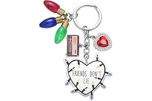 MELIX HOME Friendship Gifts Keychain Friends Don't Lie Merchandise Halloween Collection Gift