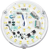 Ledytech 4 inch LED Retrofit Light Kit for Ceiling Fan Light Replacement Panel PCB 18W Color Temperature Adjustable 3000K 450