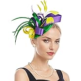 Zando Fascinators Hats for Women Tea Party Hat Ribbons Feathers Ken-Tucky Derby Hats for Women 2025
