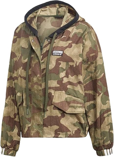 Amazon アディダスオリジナルス Adidas Originals レディース パーカー ナイロン 迷彩柄 カモフラージュ Sサイズ 並行輸入品 トレーナー パーカー 通販