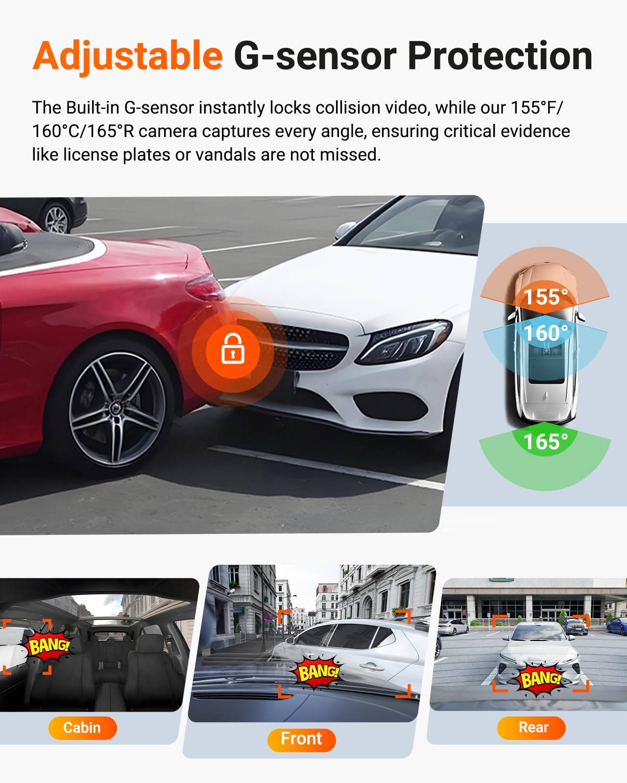 VANTRUE N4 Pro S 4K 3 Channel Dash Cam w/Triple STARVIS 2, 4K+1080P+2.5K Front Inside Rear Dash Camera, 4k+2.5K Dual Channel, HDR IR Night Vision, Voice Control, Parking Mode, GPS, Wi-Fi, Support 1TB