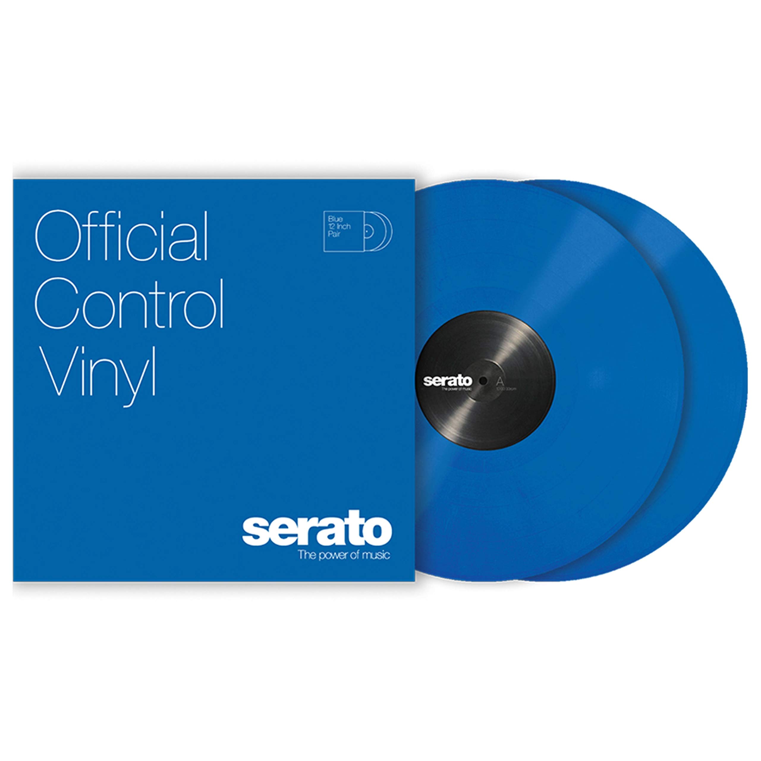 12" Serato Control Vinyl - Standard Colors - Blue (PAIR)