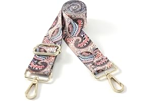 PAXMATE Purse Strap 1.97" Wide Replacement Crossbody Strap Handbag Guitar Strap Purse Shoulder Strap Adjustable