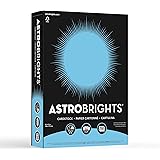 Astrobrights® Color Card Stock, 8 1/2" x 11", FSC® Certified, 30% Recycled, 65 Lb, Lunar Blue, Pack of 250