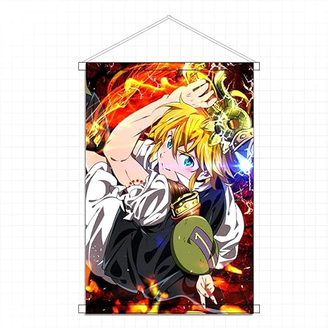 Amazon Co Jp Kapok 七つの大罪 The Seven Deadly Sins メリオダス エリザベス リオネス ディアンヌ バン キング ハーレクイン タペストリー ポスター 掛ける絵 巻物 軸物 壁畫 巻物 おしゃれ アニメ 萌えグッズ にじげん 二次創作 同人 装飾 壁掛け 部屋飾り 寝室 壁