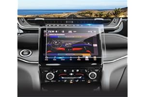 Coleya 2021-2025 Grand Cherokee L Screen Protector, Uconnect® 5 10.1Inch Grand Cherokee L (Limited/Overland/Summit/Summit Reserve), 9H Tempered Glass 2023 2024 2025 Grand Cherokee L Accessories 10.1"