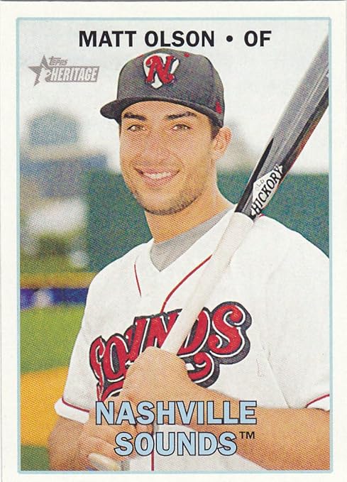 2016 TOPPS HERITAGE MATT OLSON RC ROOKIE CARD At Amazon s Sports 