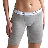 Woxer Womens Boxers - Biker 9" Boy Shorts Underwear for Women, Modal Boxer Briefs, Chafe Free, Womens Underwear