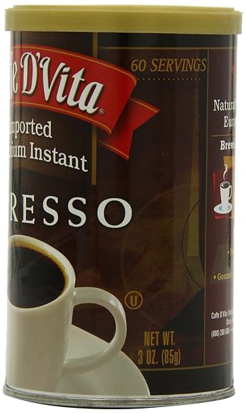 CAFFE D’VITA ESPRESSO, 3-OUNCE CANS (PACK OF 6)