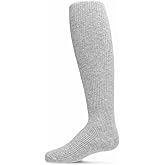 MeMoi Girls' Thin Ribbed Cotton Tights