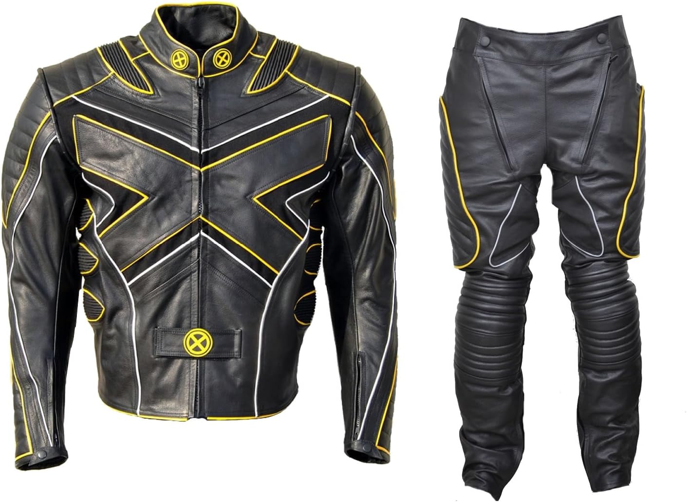 SleekHides Men's XM Motorcycle Leather Suit