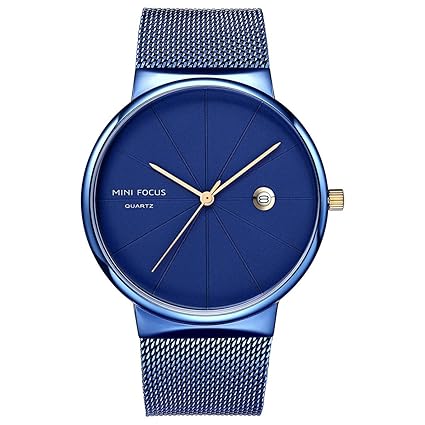 Analogue Blue Dial Mens Watch